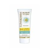 Coverderm Apsauginis veido kremas su spalva jautriai odai SPF30