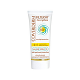Coverderm Apsauginis veido kremas normaliai odai SPF50+