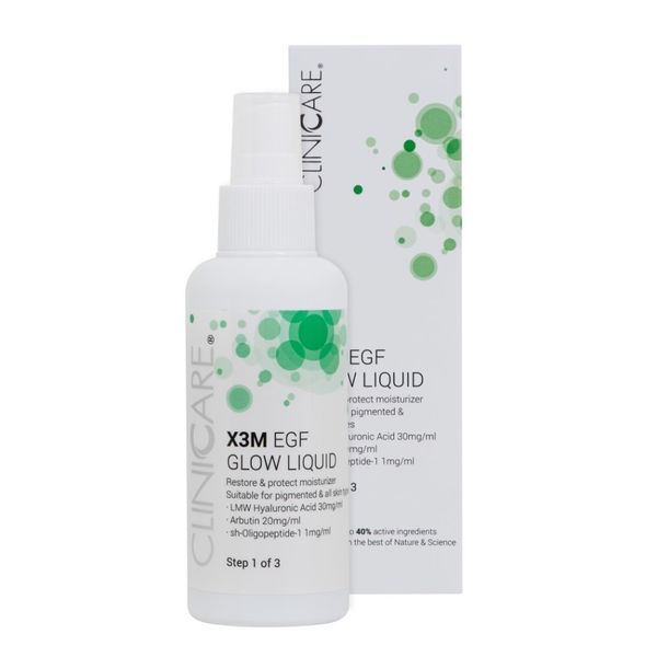 CLINICCARE X3M EGF spindesio suteikiantis drėkinamasis losjonas
