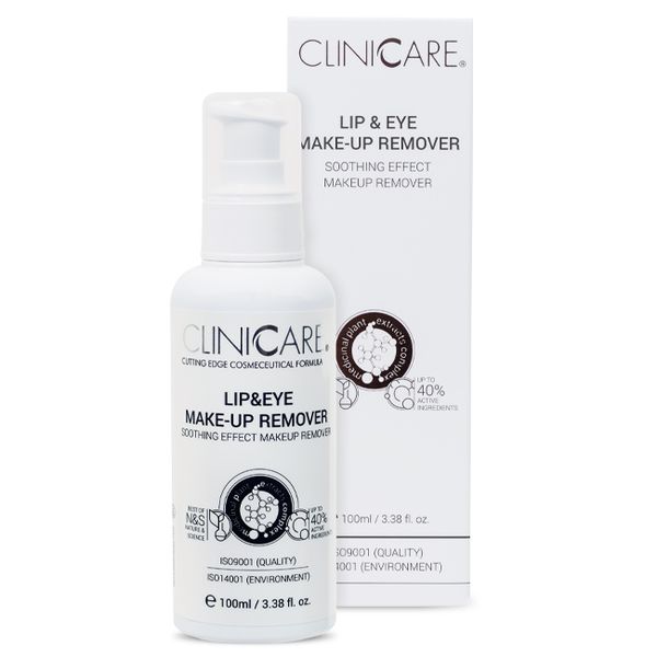 CLINICCARE Akių ir lūpų makiažo valiklis