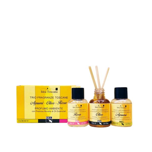 Idea Toscana Eterinių aliejų mišinio namų kvapų trio